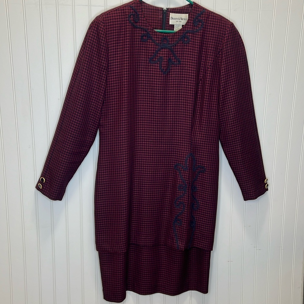 Danny & Nicole Long Sleeve Vintage Dress Size 12
